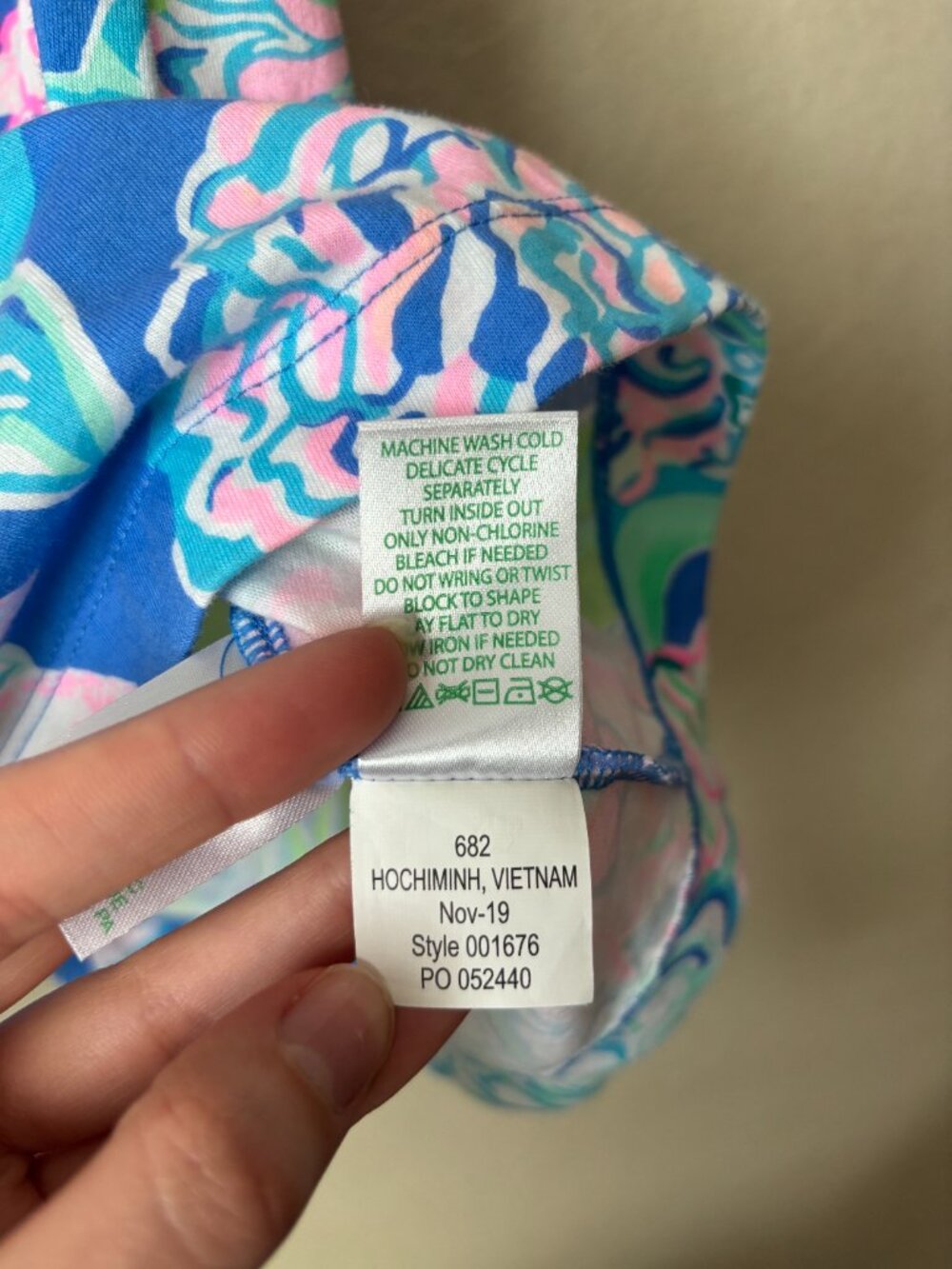 Lilly Pulitzer Helina Peony For Your Thoughts Printed Crochet Trim Dress - Picture 7 of 9